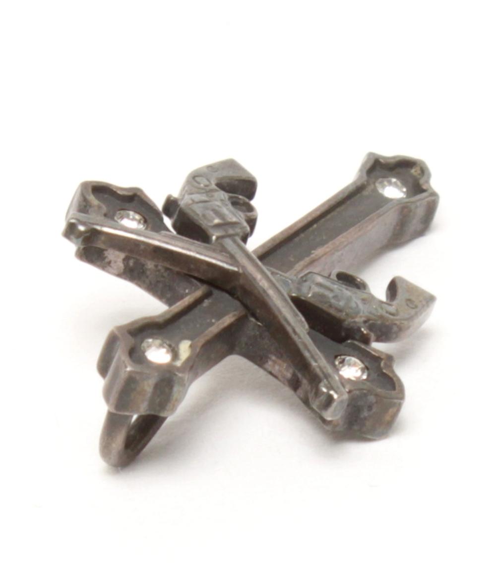 Nemesis ペンダントトップ SV925 クロスモチーフ ピストルモチーフ メンズ ネメシス