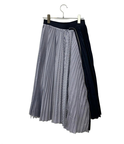 Sacai スカート プリーツ  Cotton Poplin Zipper Skirt  24SS SCW-086 レディース SIZE 0 (XS) サカイ