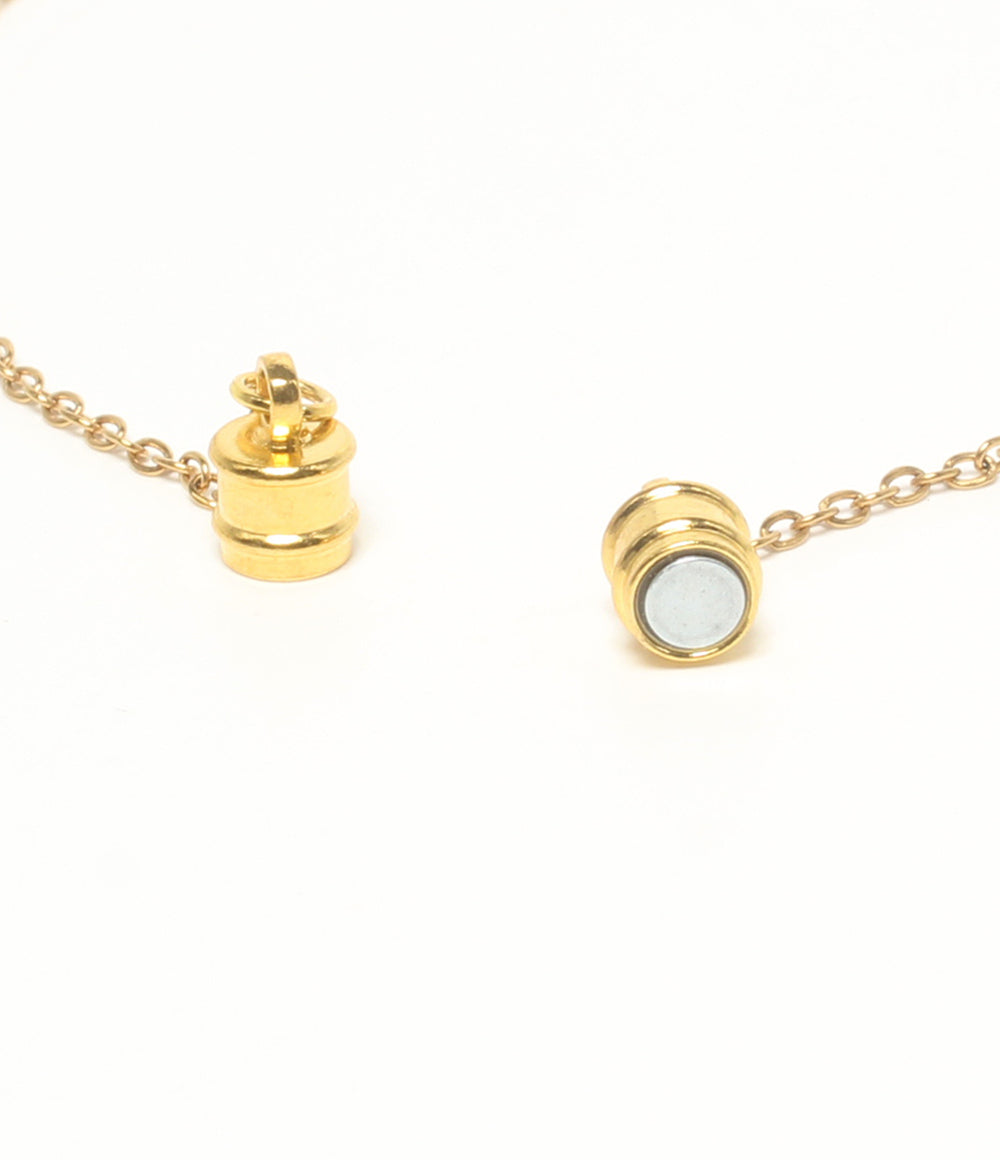 美品 HARIO Lampwork Factory ネックレス グレイシア リング 指輪 チェーンリング 2点セット レディース ハリオランプワークファクトリー