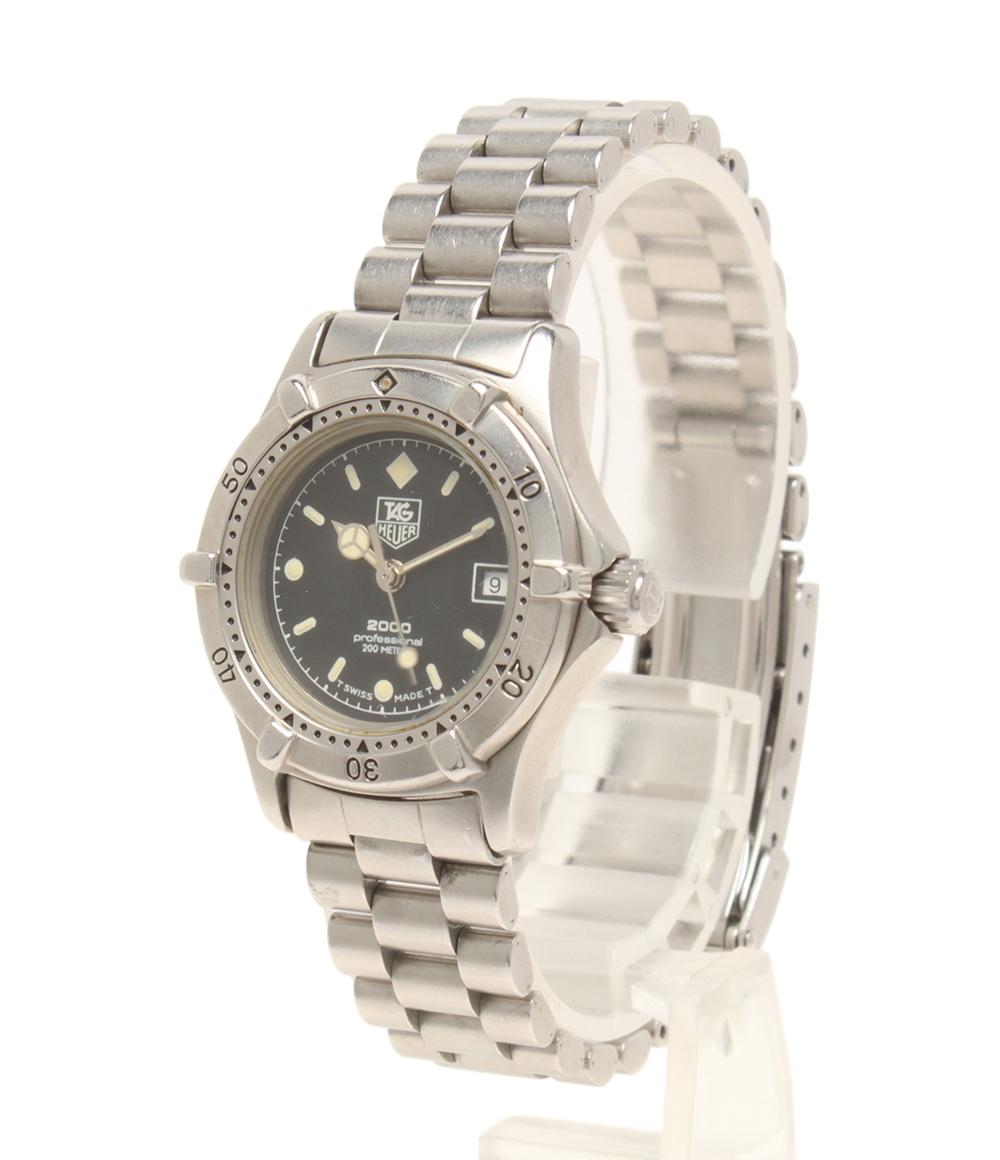 TAG HEUER 腕時計 プロフェッショナル2000 クオーツ ブラック 962.008 レディース タグホイヤー