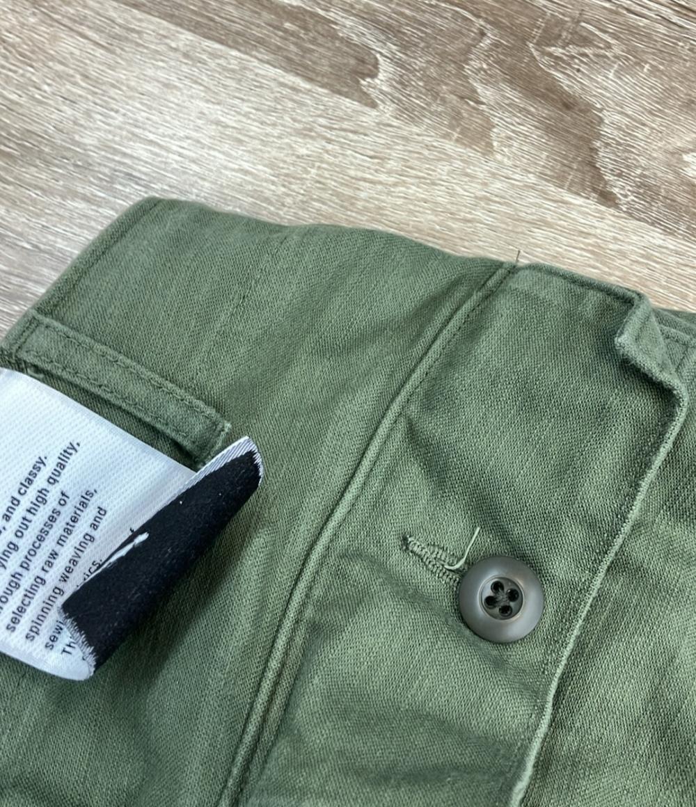 CIOTA コットンパンツ BAKER PANTS カーキ スビンコットンムラ糸バック