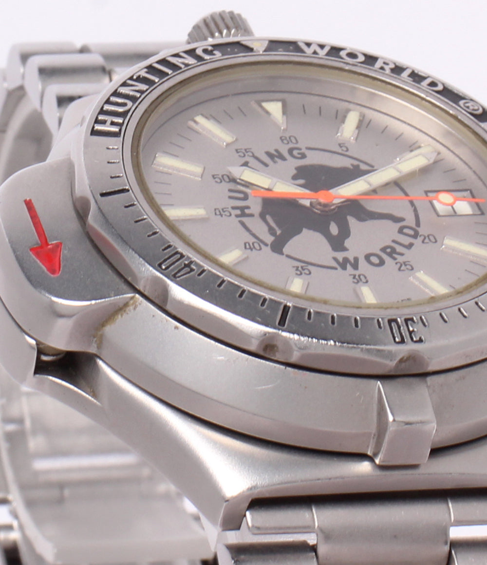 HUNTING WORLD 腕時計 コンパス付き スポーツアバウト クオーツ CW-14846 メンズ ハンティングワールド