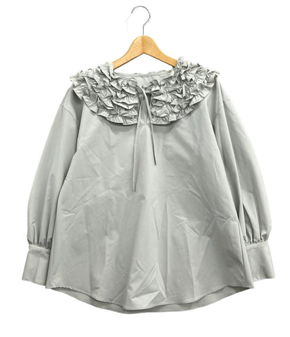 美品 ロミール 長袖ブラウス フリル レディース SIZE F (M) romile
