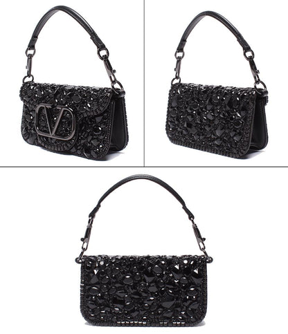 Valentino Garavani 3way ハンドバッグ クラッチバッグ ショルダーバッグ ビジュー レディース ヴァレンティノ・ガラヴァーニ