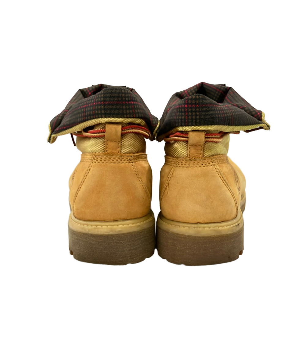 Timberland ロールトップブーツ チェック柄 メンズ SIZE 9 W ティンバーランド