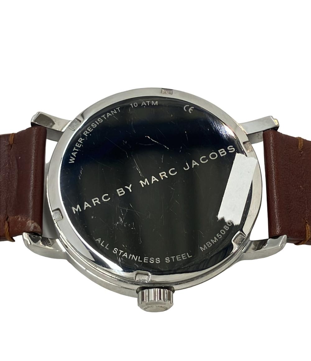 マークバイマークジェイコブス 腕時計 クオーツ シルバー MBM5080 メンズ MARC BY MARC JACOBS