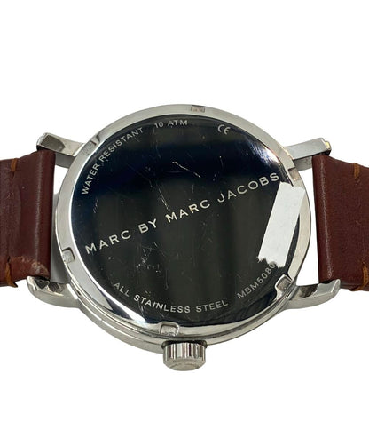 マークバイマークジェイコブス 腕時計 クオーツ シルバー MBM5080 メンズ MARC BY MARC JACOBS