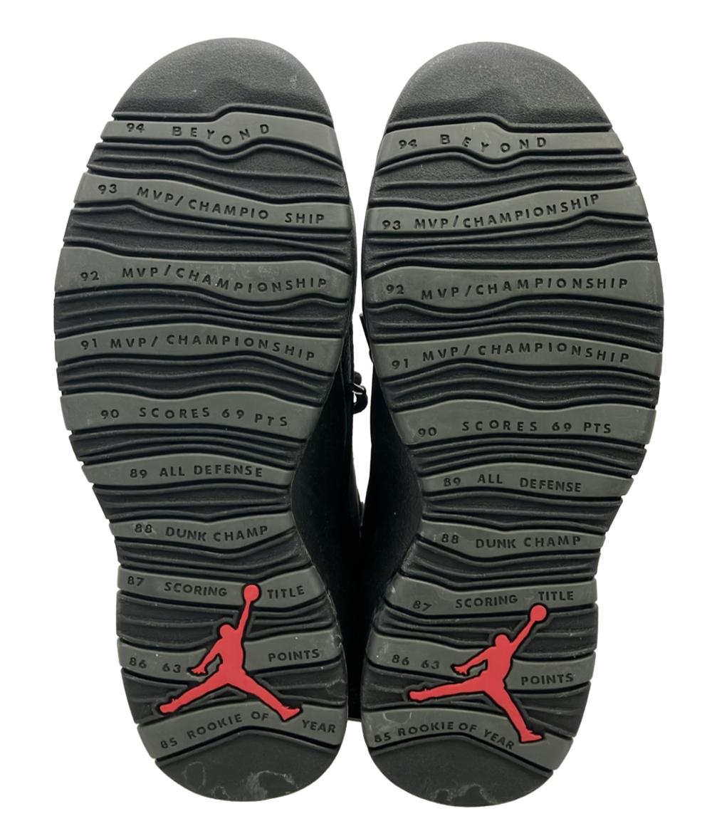 美品 NIKE ミドルカットスニーカー エアジョーダン10レトロ 310805-002 メンズ SIZE 27.0 ナイキ