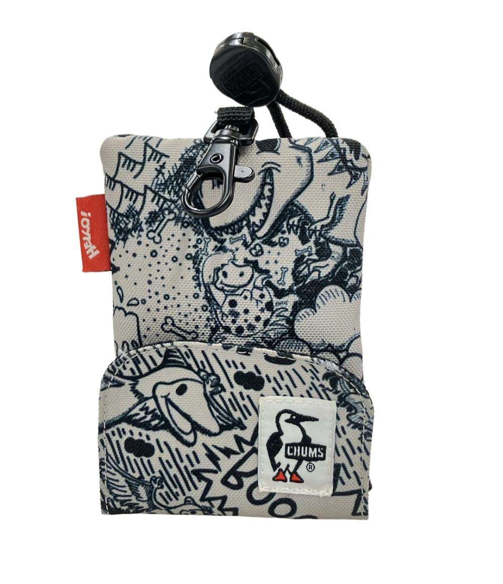 CHUMS キーケース パスケース リサイクルリトラクターキーホルダー ユニセックス チャムス