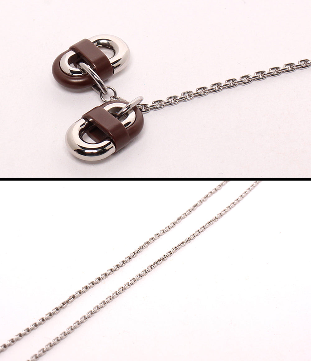美品 HERMES ネックレス シェーヌ マイヨン メンズ エルメス
