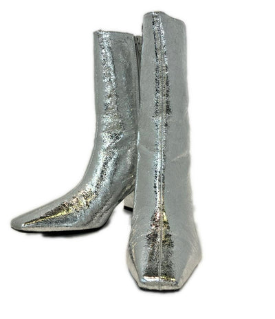 アメリ ショートブーツ サイドジップ レディース SIZE L (L) AMERI