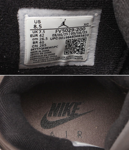 NIKE ハイカットスニーカー 4RETRO CAVE STONE AIR JORDAN FV5029-200 メンズ SIZE 26.5 ナイキ