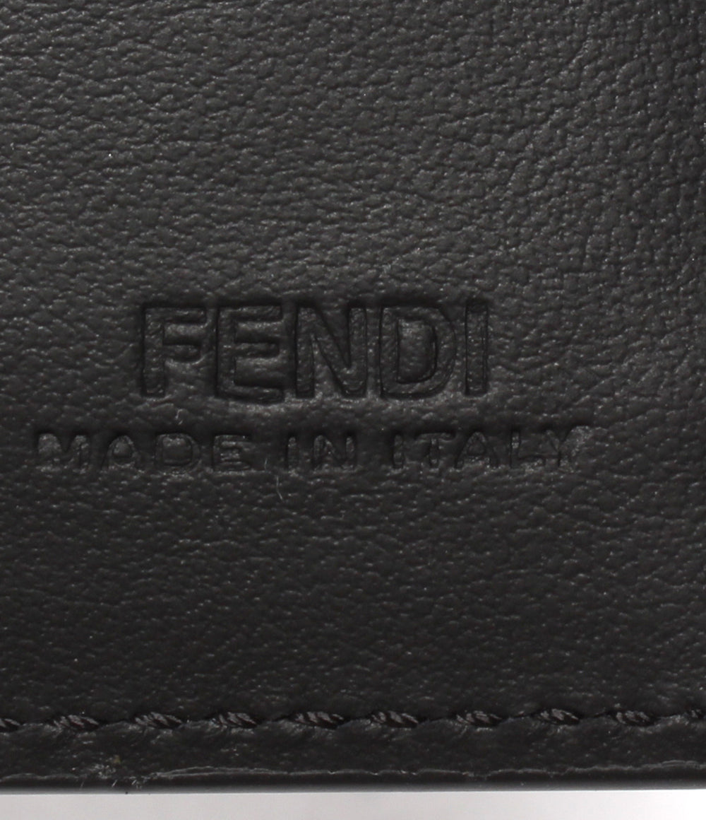 美品 FENDI 二つ折り財布 マネークリップ モンスター バグズ アイ メンズ フェンディ
