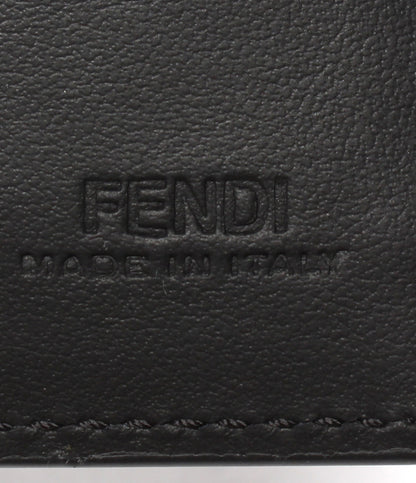 美品 FENDI 二つ折り財布 マネークリップ モンスター バグズ アイ メンズ フェンディ