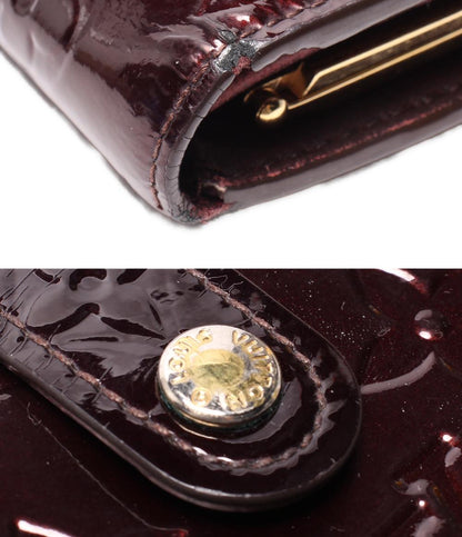 ルイ・ヴィトン 二つ折り財布 ポルトフォイユ ヴィエノワ ヴェルニ M93521 レディース LOUIS VUITTON