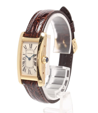 Cartier 腕時計 750 タンク アメリカン SM W2601556 レディース カルティエ