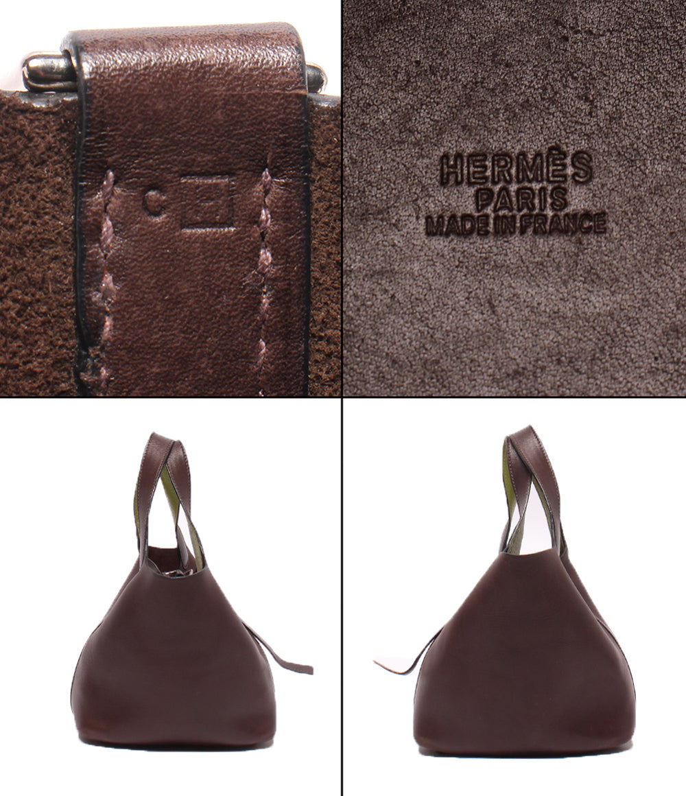 HERMES ハンドバッグ □H刻印 シルバー金具 ピコタンPM レディース