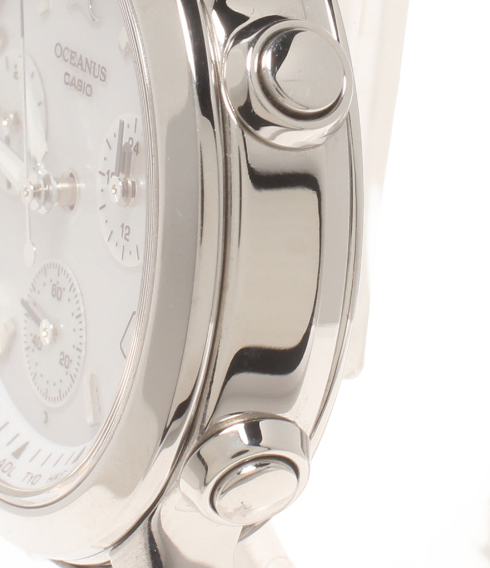 美品 CASIO 腕時計 電波ソーラー オシアナス OCEANUS ソーラー OCW-10 メンズ カシオ