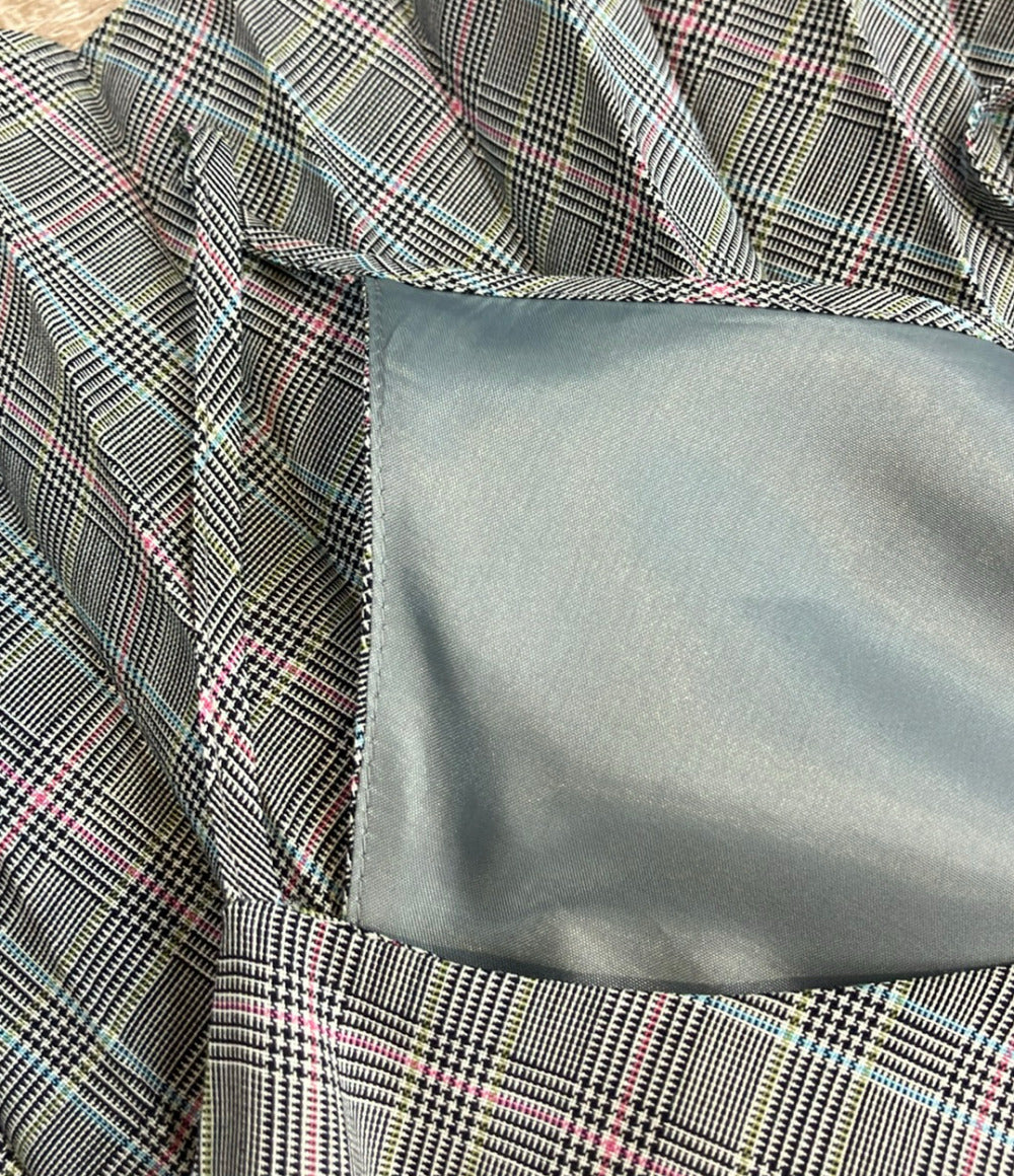 美品 BURBERRY BLUE LABEL チェック柄 キャミソール ワンピース レディース SIZE 38 バーバリーブルーレーベル