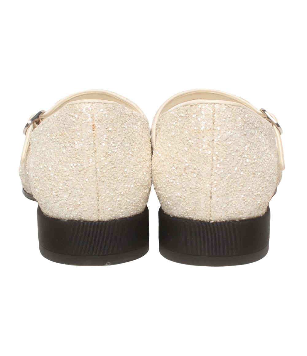 CHANEL パンプス フラットシューズ メリージェーン レディース SIZE 35 1/2C シャネル