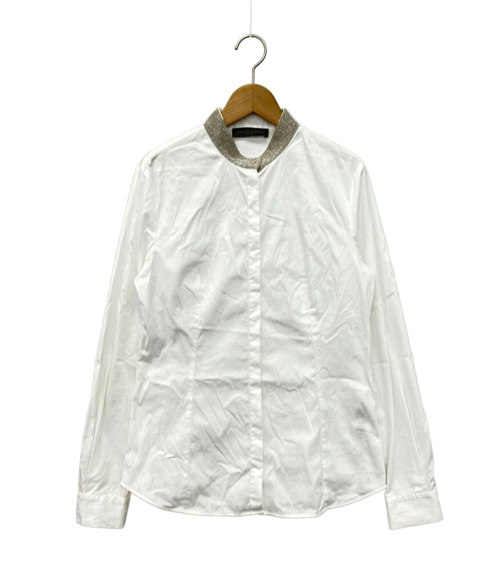 美品☆FABIANAFILIPPI☆ブラウスXS ファビアナフィリッピ 長袖ブラウス レディース SIZE 38 (XXS