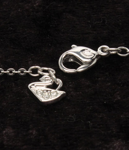 美品 SWAROVSKI ネックレス フラワーモチーフ レディース スワロフスキー