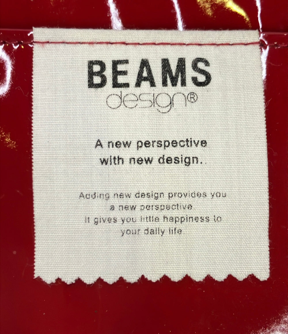 BEAMS クラッチバッグ エナメル レディース ビームス