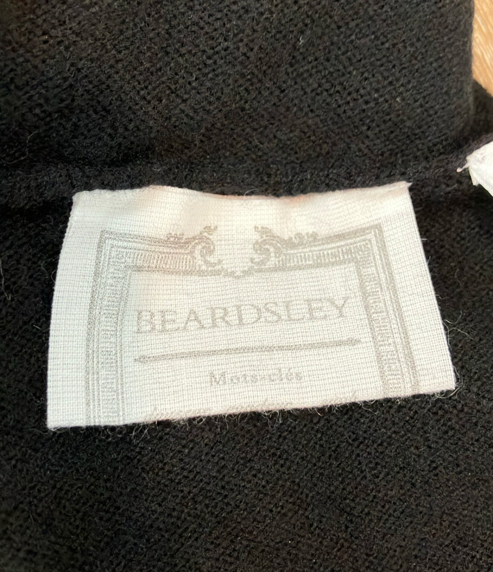 美品 BEARDSLEY 長袖ニット タグ付き ロング ビッグニットタートル BEZ1042505A0003 レディース SIZE F ビアズリー