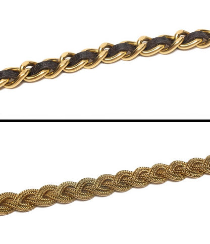 CHANEL レザー チェーンベルト COCO COIN ゴールド金具 レディース シャネル