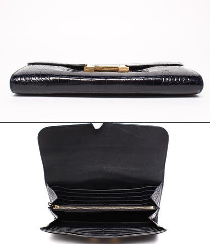 エルメス 長財布 クロコダイル アリゲーター ゴールド金具 A刻印 コンスタンスロング レディース HERMES