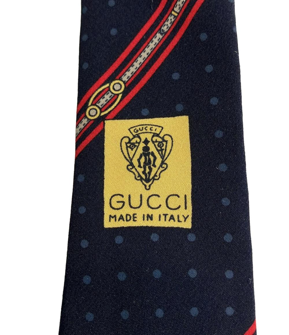 美品 グッチ ネクタイ シルク100% メンズ GUCCI
