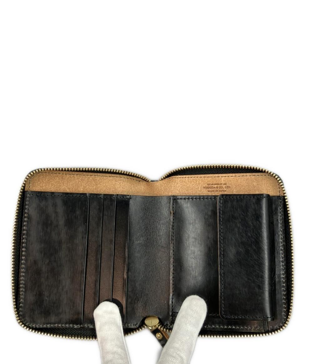 ポーター ラウンドファスナー二つ折り財布 メンズ PORTER