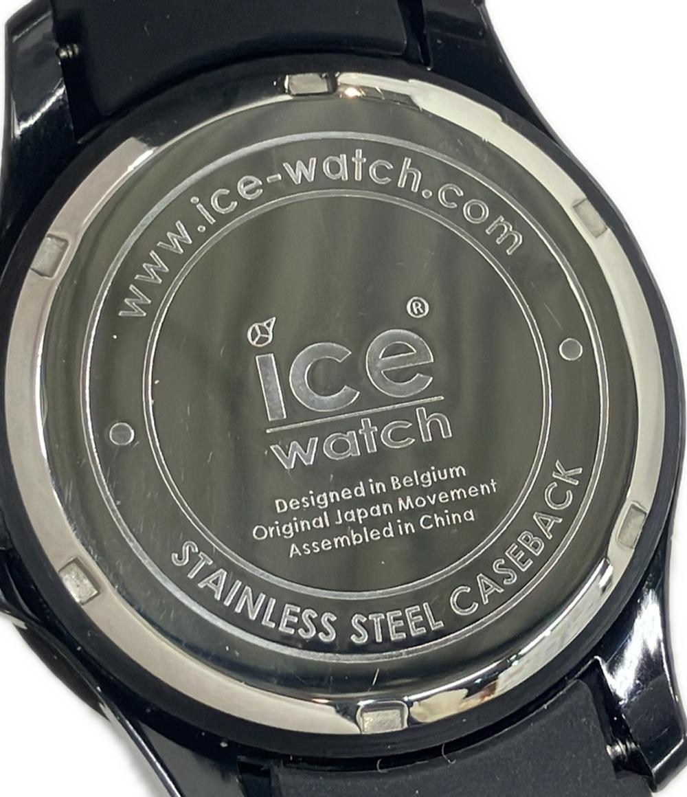 ice watch 腕時計 クオーツ ブラック レディース メンズ アイスウォッチ