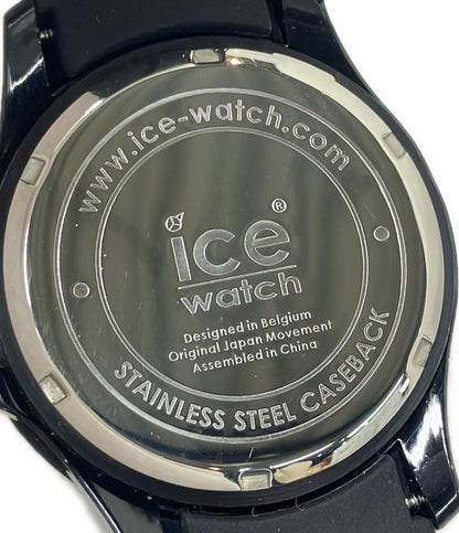 ice watch 腕時計 クオーツ ブラック レディース メンズ アイスウォッチ