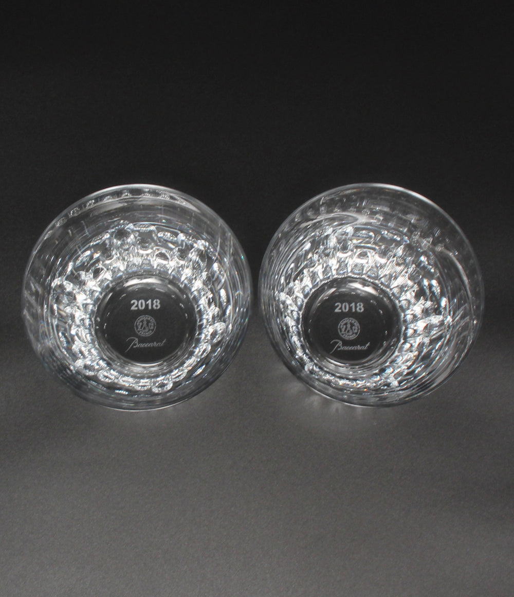 美品 Baccarat イヤータンブラー グラス 2点セット ペア 2018 フィオラ バカラ