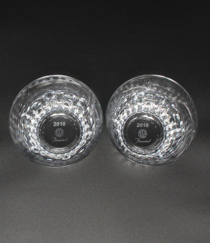 美品 Baccarat イヤータンブラー グラス 2点セット ペア 2018 フィオラ バカラ