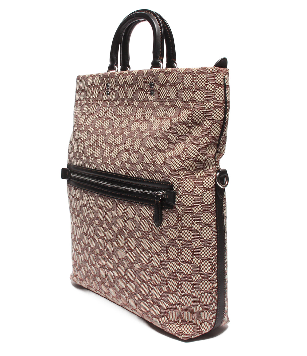 COACH 2WAYトートバッグ ショルダーバッグ 斜め掛け シグネチャー レディース メンズ コーチ