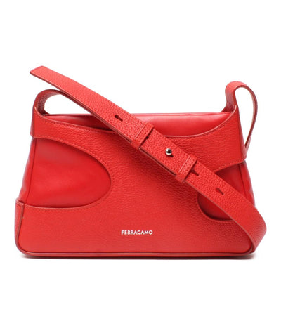 Salvatore Ferragamo カットアウト ショルダーバッグ 斜め掛け レディース サルヴァトーレフェラガモ