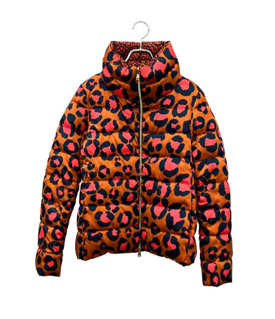 Herno ダウンジャケット リバーシブル レオパード柄 PI1019D-12277P-5946 レディース SIZE 42 (L) ヘルノ