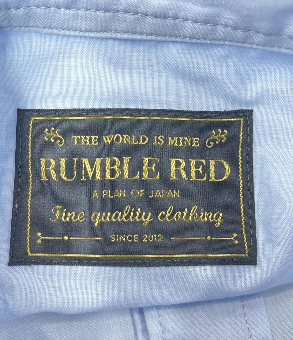 ランブルレッド オーバーサイズスタンドカラー長袖シャツ 長袖ブラウス レディース RUMBLE RED