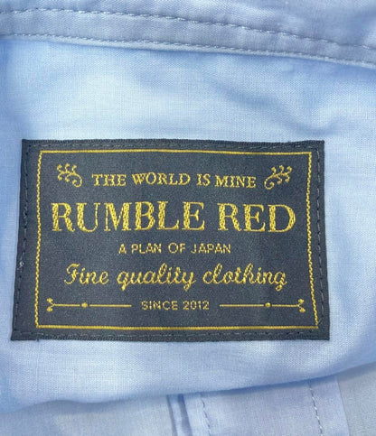 ランブルレッド オーバーサイズスタンドカラー長袖シャツ 長袖ブラウス レディース RUMBLE RED