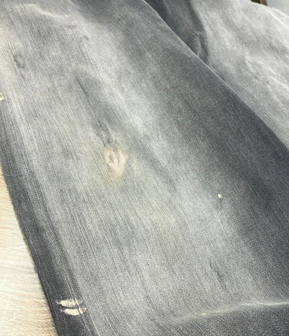 美品 ACNE STUDIOS デニムパンツ ダメージ加工 スーパーバギーフィットジーンズ B00396 メンズ SIZE 44 (S) アクネストゥディオズ