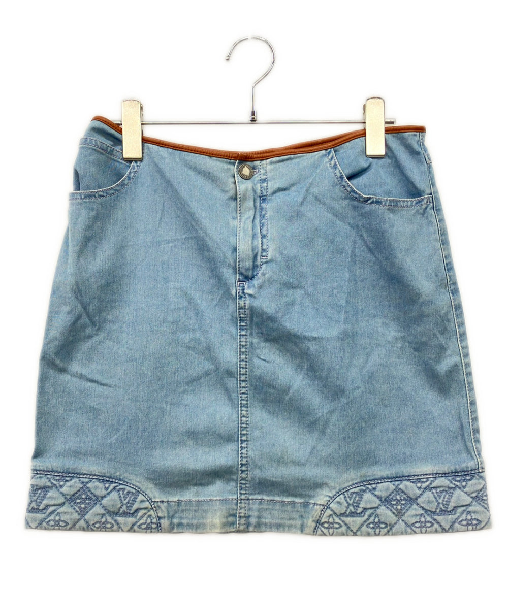 LOUIS VUITTON デニム スカート WSSK01DBC レディース SIZE 38 (M) ルイ・ヴィトン