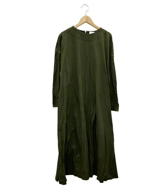 エンフォルド ドロップショルダー長袖フレアロングワンピース レディース SIZE 36 (XS) ENFOLD