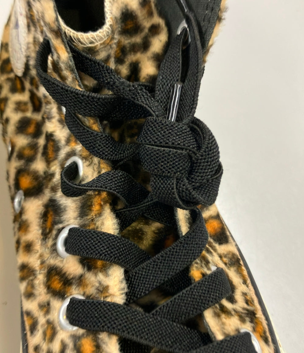 CONVERSE ハイカットスニーカー ヒョウ柄 レディース SIZE 23.5 コンバース