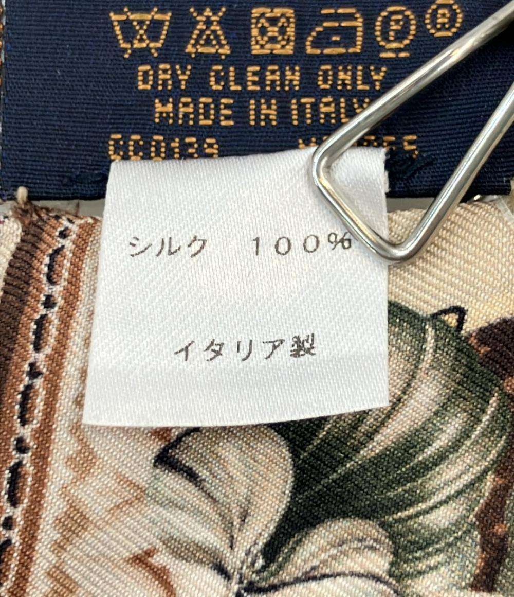 LOUIS VUITTON〈ルイヴィトン〉スカーフ シルク100% イタリア製 LOUIS VUITTON スカーフ シルク100% バンドー ヴォワイヤージュ