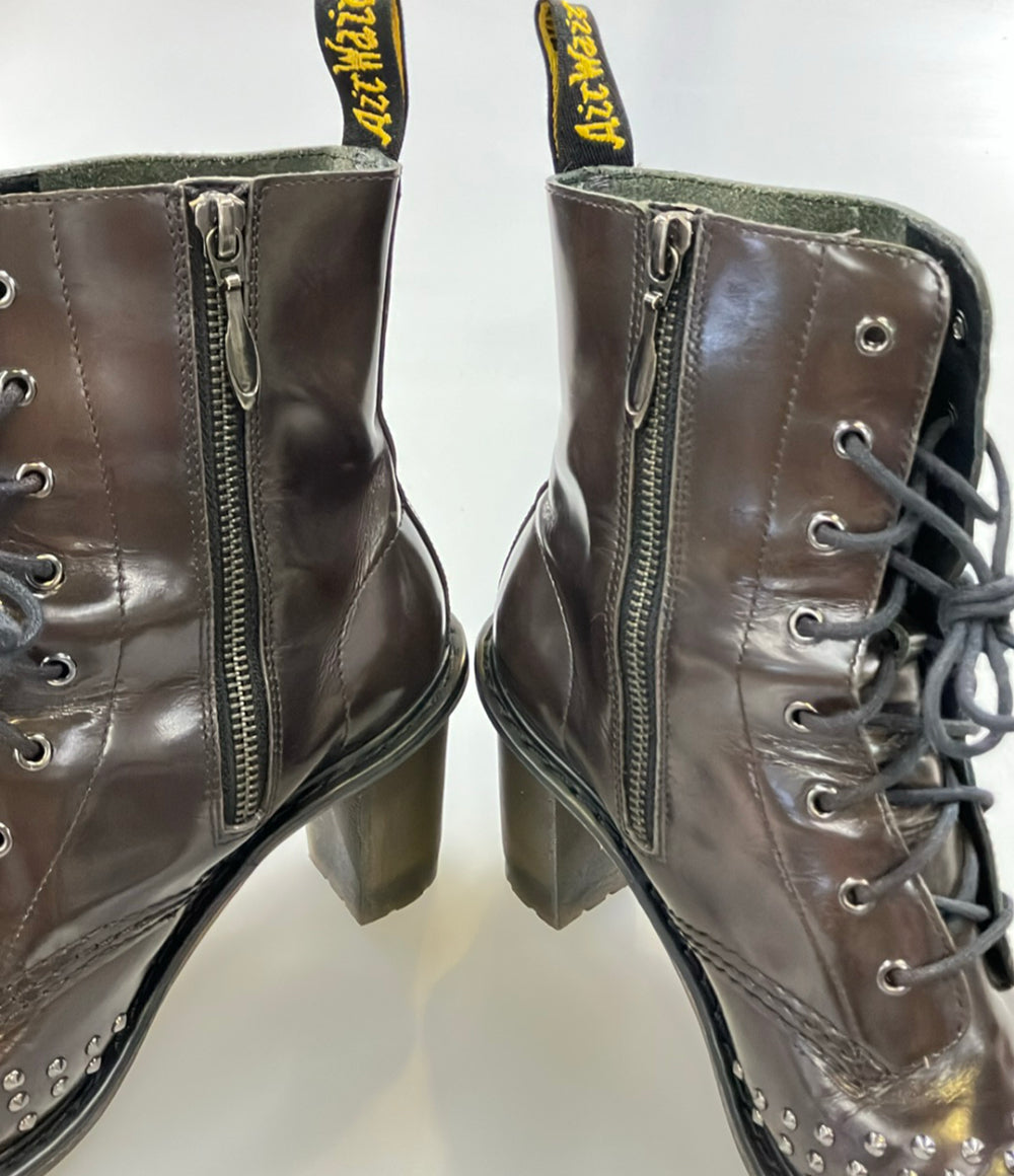 Dr.Martens 8ホールヒールブーツ スタッズ レディース ドクターマーチン
