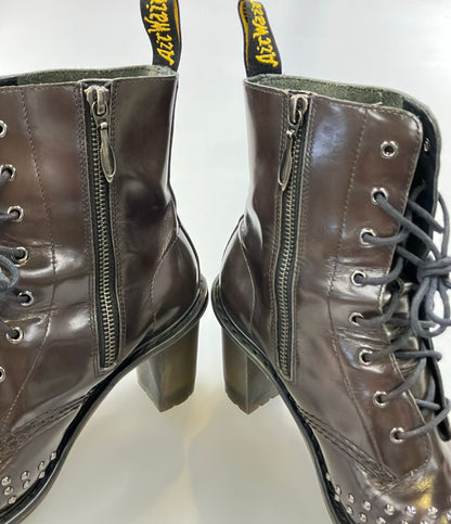 Dr.Martens 8ホールヒールブーツ スタッズ レディース ドクターマーチン