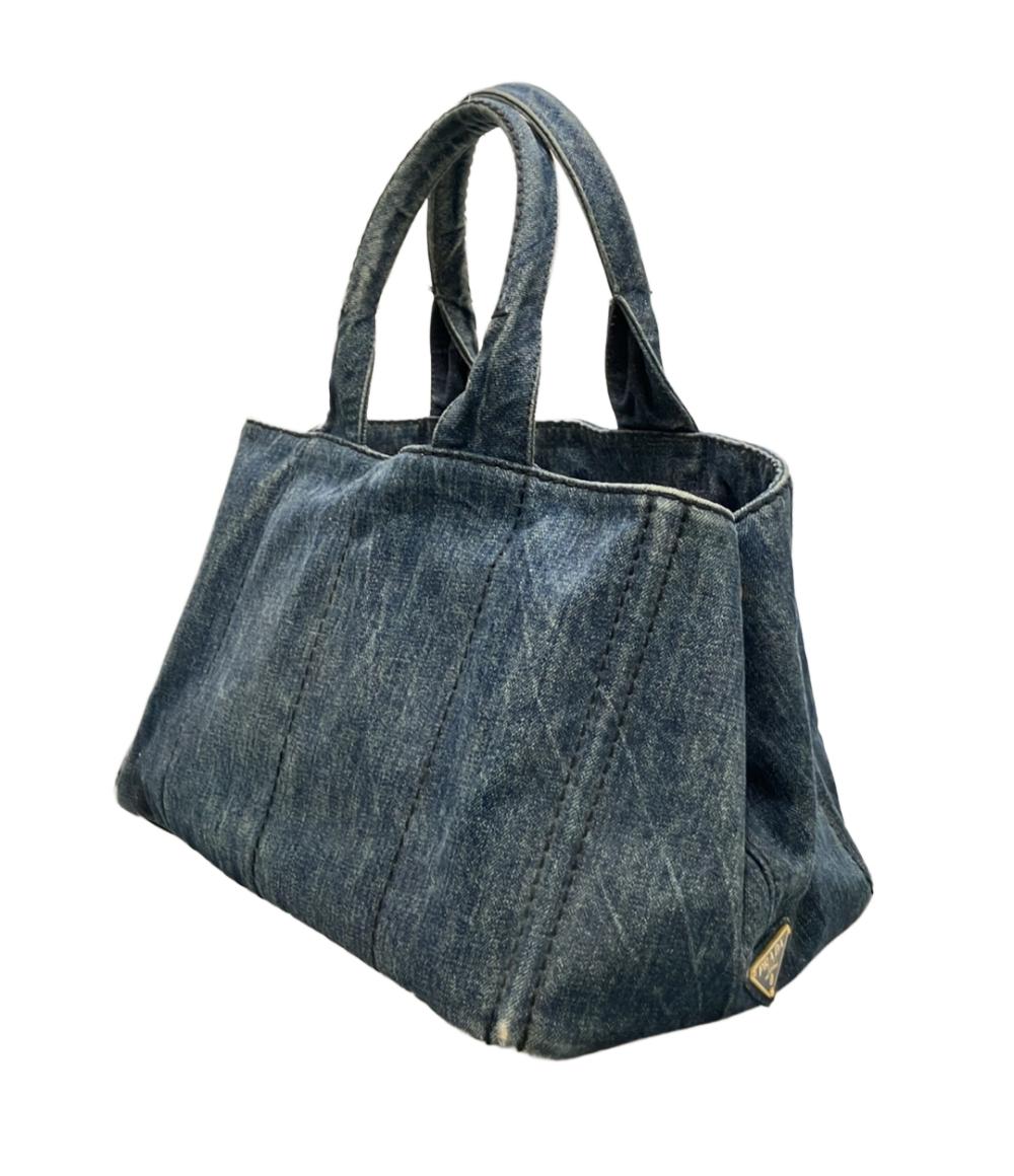 PRADA エティケット　デニム トートバッグ PRADA トートバッグ デニム レディース プラダ – Rehello by BOOKOFF