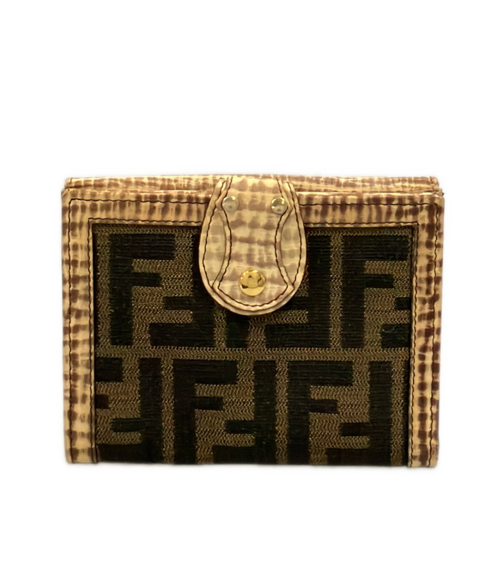 FENDI 三つ折り財布 ズッカ レディース メンズ フェンディ – Rehello